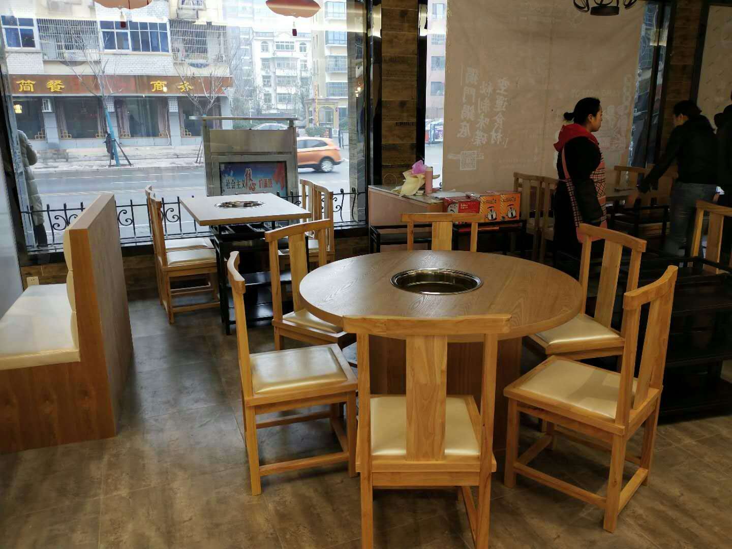 丹東餐飲店實木家具